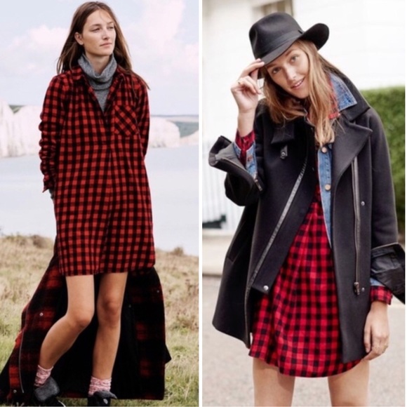 Madewell Dresses & Skirts - Madewell | Latitude Plaid Buffalo Check Shirtdress